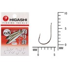 Крючок HIGASHI Umitanago ringed, крючок № 0.8, 10 шт., набор, белый UV, 03689 - фото 3557812