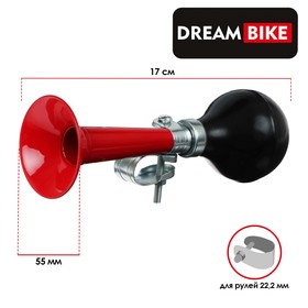 Клаксон Dream Bike, цвет красный