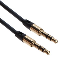 Кабель аудио AUX Cablexpert CCAB-01-35MM-1MB, Jack 3.5 мм(m)-Jack 3.5 мм(m), 1м, чёрный (2 шт)
