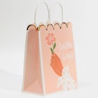 Пакет подарочный крафтовый «Flower», 18 × 23 × 10 см 7551318