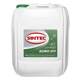 Антифриз Sintec Euro зеленый G11 (-40), 20 кг 7992525