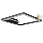 Люстра  "Бабочки Уно" 36Вт LED 6000К черный 45х45х6см - фото 801875434