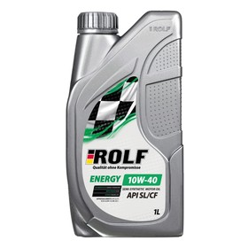 Масло моторное Rolf Energy 10/40 SL/CF, полусинтетическое, пластик, 1 л 9095630