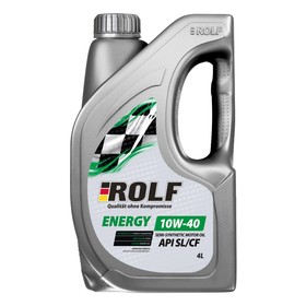 Масло моторное Rolf Energy 10/40 SL/CF, полусинтетическое, пластик, 4 л 9095631