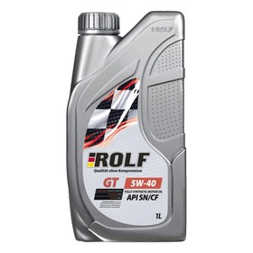 Масло моторное Rolf GT 5/40 SN/CF, синтетическое, пластик, 1 л 9095638