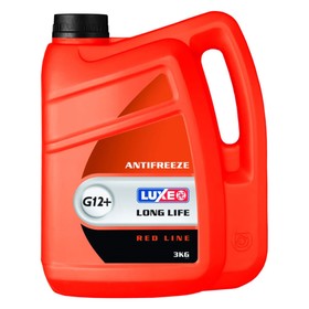 Антифриз Luxe Long Life G12+, красный, 3 кг 9095657