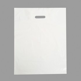 Набор полиэтиленовых пакетов, Белый 30-40 См, 70 мкм, 50 шт