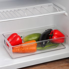 Органайзер для холодильника Berkana, 31,2×15,2×7,5 см, цвет прозрачный