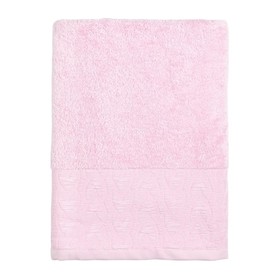 Полотенце махровое «Аморе», размер 70х140 см, цвет розовый