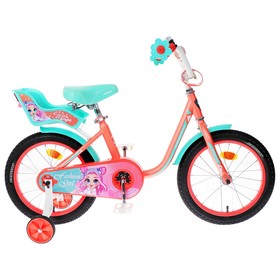 Велосипед 14" Graffiti Fashion Girl, цвет персиковый/тиффани