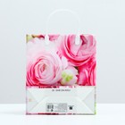 Пакет "Пионы", мягкий пластик, 26 x 23 см, 100 мкм 9079501