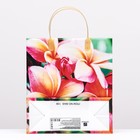 Пакет "Оранжевые цветы", мягкий пластик, 26 x 23 см, 100 мкм 9079521