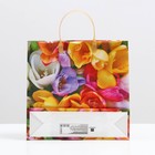 Пакет "Летний букет", мягкий пластик, 29 x 30 см, 100 мкм 9079546