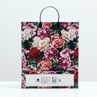 Пакет, "Пионы", мягкий пластик, 36,5 x 31 см, 100 мкм 9079839