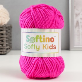 Пряжа 100% акрил "Softy Kids" 90м ±5м 50 гр цвет 12 тёплый розовый