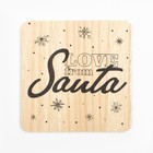 Набор кухонный Доляна From Santa: подставка, прихватка - фото 801892718