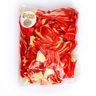 Воздушный шар 12", агат, цвет красный, набор 25 шт 7912109