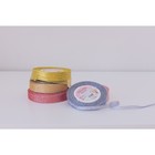 Лента парчовая, 6 мм, 23 ± 1 м, цвет фиолетовый 9103615