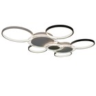 Люстра с ПДУ "Мноро" 8хLED 250Вт 3000-6000К черно-белый 114х76 см - фото 801983906