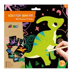 Цветная гравюра для малышей. Динозавры