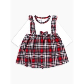Боди-платье «Маленькая леди», рост 68 см, цвет красный