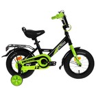 Велосипед 12" Graffiti Classic, цвет черный/зеленый - фото 107642199