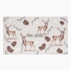 Полотенце "Этель" Deer and bumps 40х73 см, 100% хл, саржа 190 гр/м2 - фото 801901293