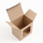 Коробка под кружку, с окном, 12 х 9,5 х 12 см 9082616