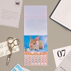 Календарь отрывной на магните "Год Кролика 2023!" 13х9,5см, кролик, морковка 7871090