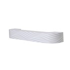 Карниз «Волна 3D», потолочный, трехрядный УК 3, 280 см, цвет белый - фото 8068175