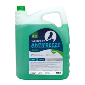Антифриз Winterize G11, зеленый -40, 10 кг 9126980