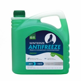 Антифриз Winterize G11, зеленый -40, 3 кг 9126982