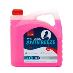 Антифриз Winterize G12+, розовый -40, 3 кг 9126990