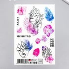 Татуировка на тело "Орхидеи" 10х15 см - фото 801937869