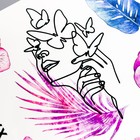 Татуировка на тело "Орхидеи" 10х15 см - фото 801937871