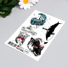 Татуировка на тело "Экзотика" 10х15 см - фото 801937906