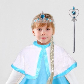 {{photo.Alt || photo.Description || 'Карнавальный набор принцессы: пелерина, корона, коса, жезл, рост 98-122'}}