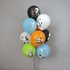 Шар латексный 12" «С ДР! Панды», шелкография, набор 25 шт., МИКС 9101211