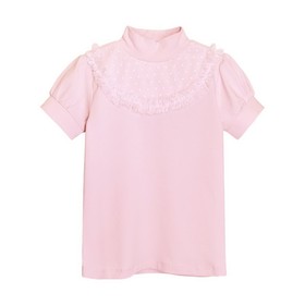 Джемпер с коротким рукавом для девочки, рост 152 см, цвет нежно-розовый