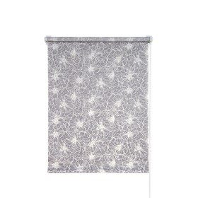 Рулонная штора «Экзотика», 45х175 см, цвет стальной
