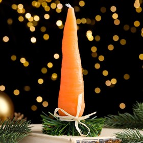 Свеча декоративная "Морковка", 5,5х16,5 см