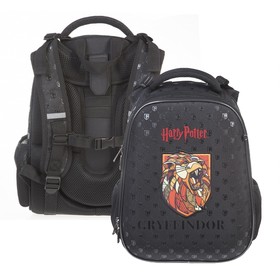 Рюкзак каркасный 37 х 29 х 17 см, Hatber Ergonomic Classic "Гарри Поттер", чёрный NRk71009