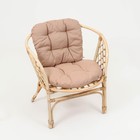 Набор садовой мебели "Индо" 3 предмета: 2 кресла, 1 стол, бежевый - фото 801993810