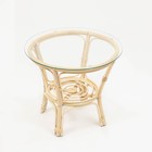 Набор садовой мебели "Индо" 3 предмета: 2 кресла, 1 стол, бежевый - фото 801993814