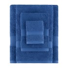Полотенце, размер 50x90 см, цвет темно-синий - фото 8303631