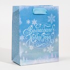 Пакет ламинированный вертикальный «Морозное сияние», 12 × 15 × 5,5 см 7695834