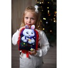 Рюкзак детский плюшевый «Зайка фокусник», 22×17 см - фото 107888713