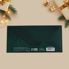 Конверт для денег деревянный резной «Сказочный праздник» снежинки, 16,5х8 см 7912618