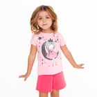 Пижама для девочки, цвет розовый/фуксия, рост 98 см - фото 5432545