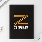 Ежедневник в тонкой обложке «Zа правду», А5, 80 листов - фото 5442225
